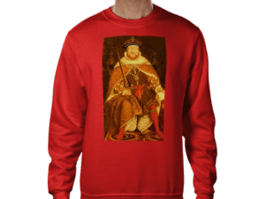 Front view of Royal Ruby Red Sweatshirt by Investor GCC Apparel